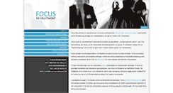 Desktop Screenshot of focusrecruitment.dk